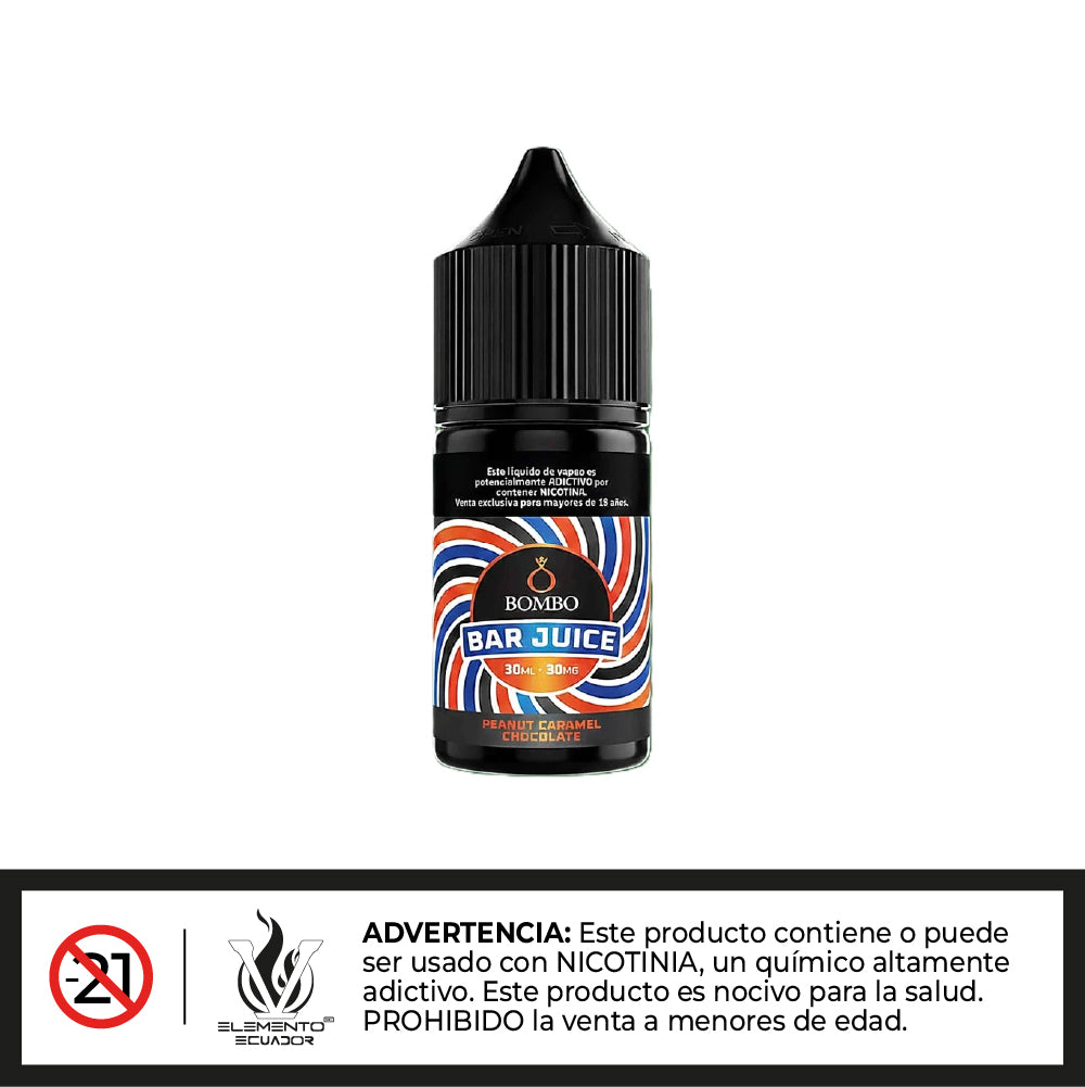 Bombo Salt- Penaut Chocolate Caramel Bar Juice 30ml