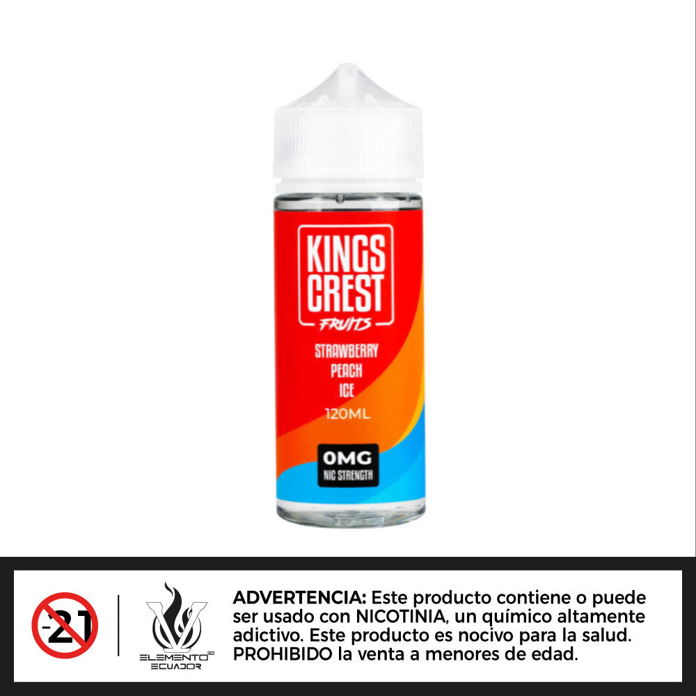 King's Crest Fruits - Strawberry Peach Ice 120ml