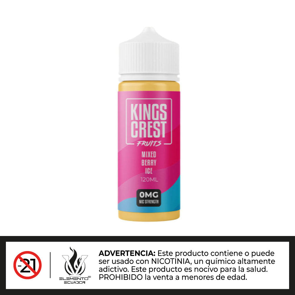 King's Crest Fruits - Mixed Berry Iced 120ml