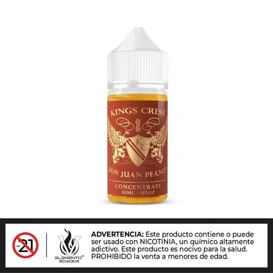 King's Crest Salt - Don Juan Peanut 30ml
