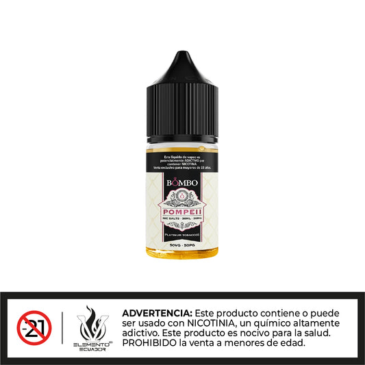 Bombo Salt - Pompeii Platinum Tobaccos 30ml
