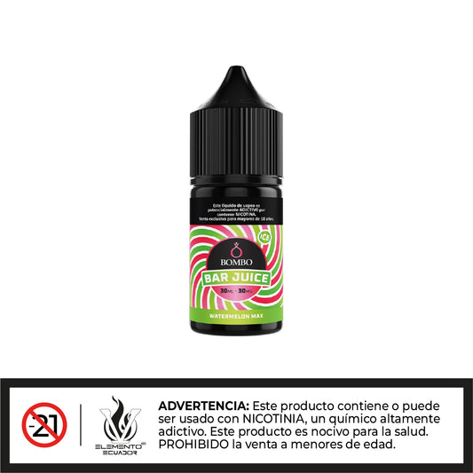 Bombo Salt - Watermelon Max Bar Juice 30ml