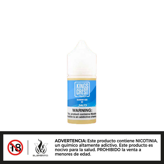 King's Crest Fruits Salts - Blueberry Acai Ice 30ml