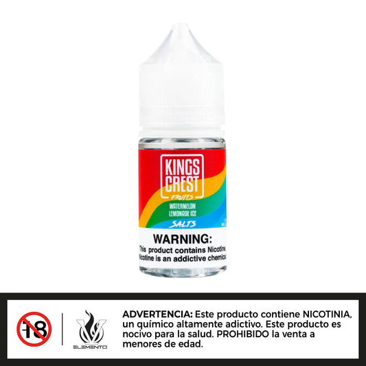 King's Crest Fruits Salts - Watermelon Lemonade Ice 30ml
