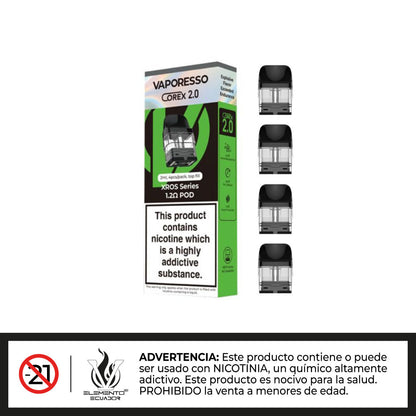 Vaporesso Xros - Pod de Repuesto 4 Unidades