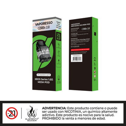 Vaporesso Xros - Pod de Repuesto 4 Unidades