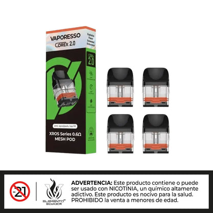 Vaporesso Xros - Pod de Repuesto 4 Unidades