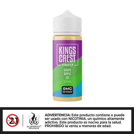 King's Crest Fruits - Grape Apple Ice 120ml