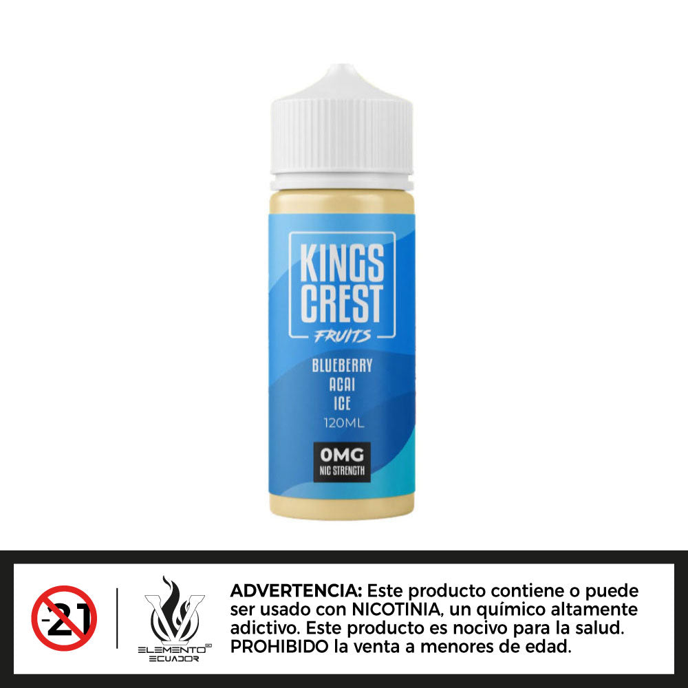 King's Crest Fruits - Blueberry Acai Ice 120ml
