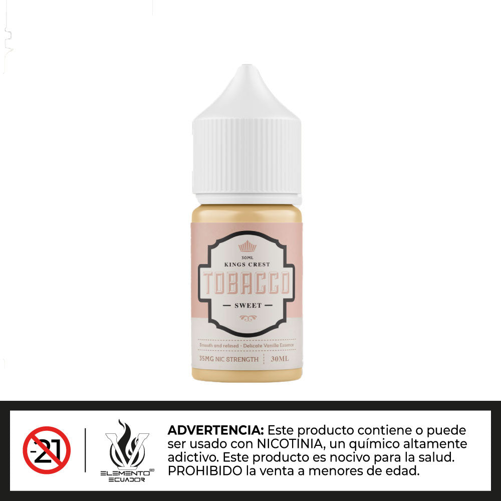 King's Crest Salts - SWEET Tobacco 30ml